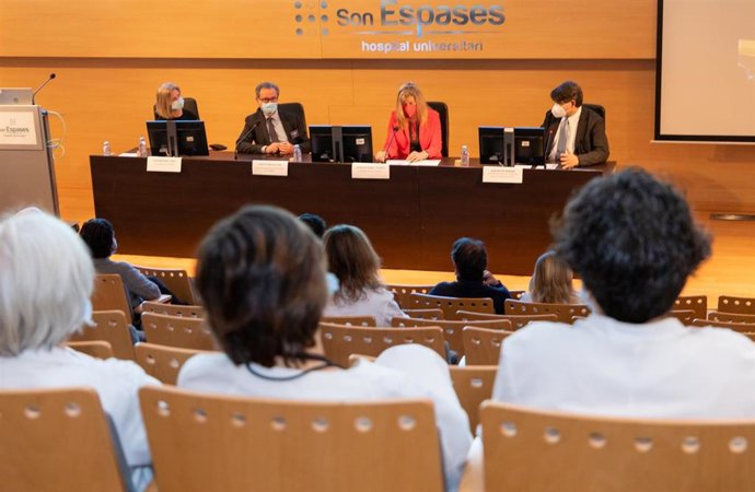 La consellera de Salud y Consumo, Patricia Gómez, presidiendo las jornadas.