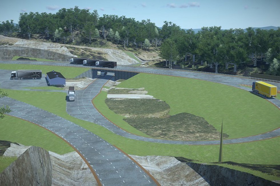 Pista de pruebas en Suecia