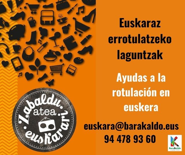 Errotuluak euskaratzeko laguntzak Barakaldon