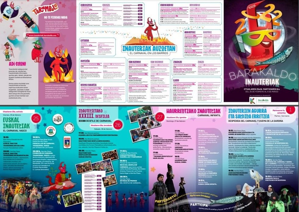 Programa de Carnaval de Barakaldo (Bizkaia)