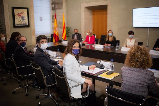 Reunió de la comissió bilateral al Palau de la Generalitat