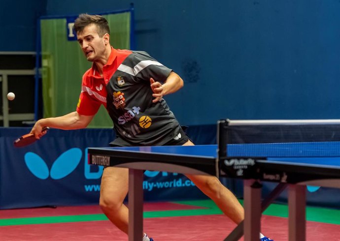 Archivo - Joan Masip, jugador del Asisa Borges Vall de tenis de mesa