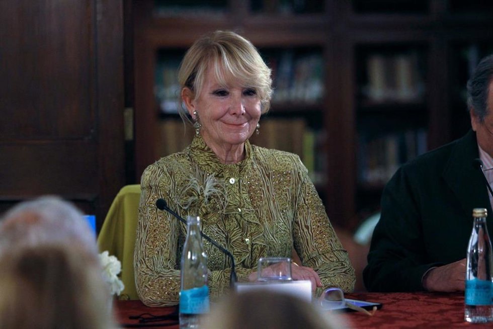 La expresidenta de la Comunidad de Madrid, Esperanza Aguirre.