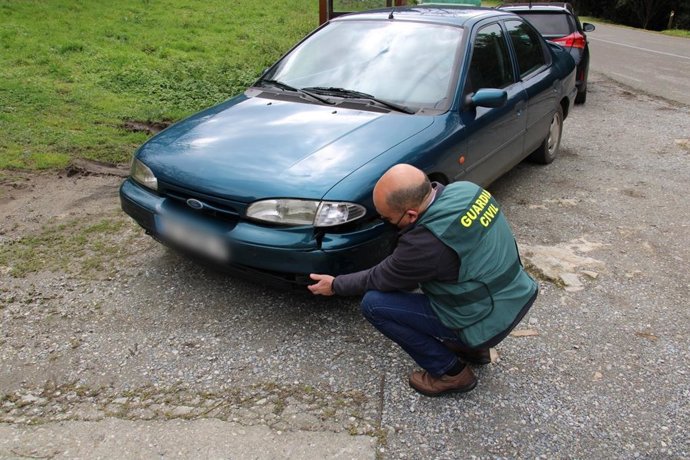 Vehículo decomisado en la provincia de Lugo