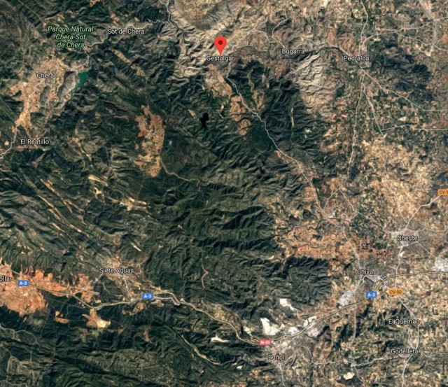 Archivo - Localización de Chiva y Gestalgar (Valencia)