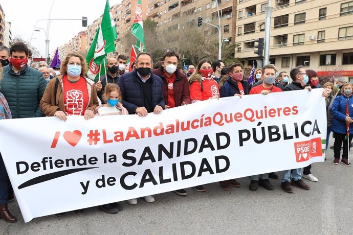 El PSOE apoya la marcha jiennense por la sanidad porque "hay razones más que suficientes"
