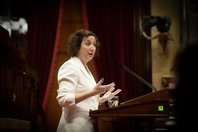 Archivo - Arxivo - La portaveu del PSC en el Parlament, Alícia Romero.