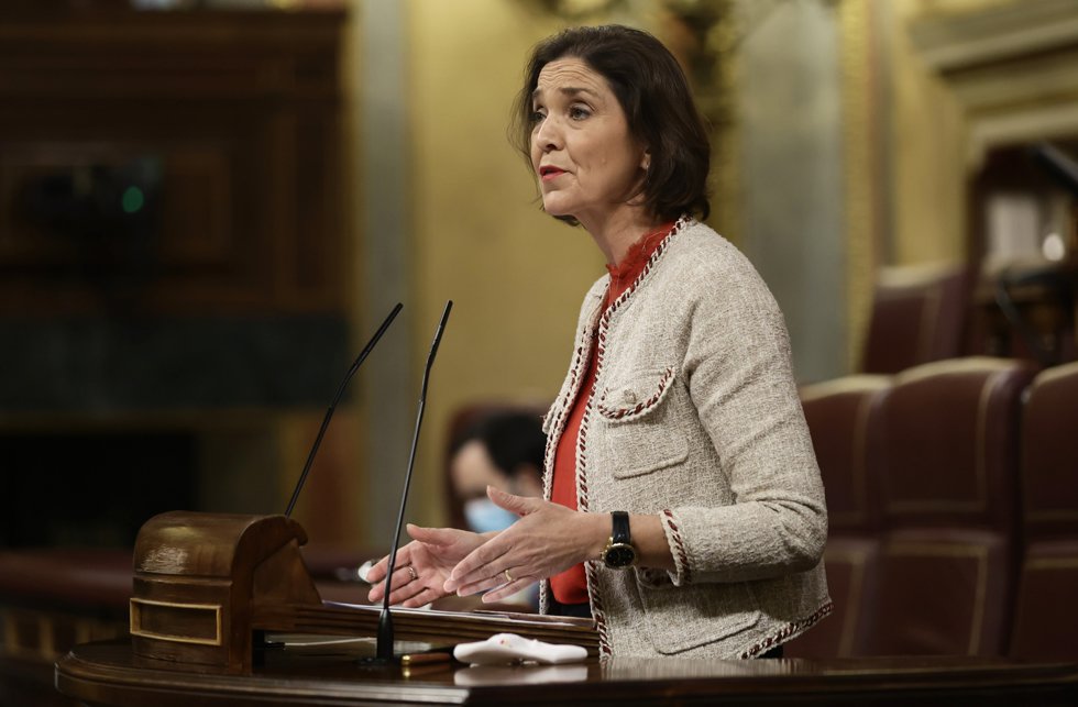 La ministra de Industria, Comercio y Turismo, Reyes Maroto