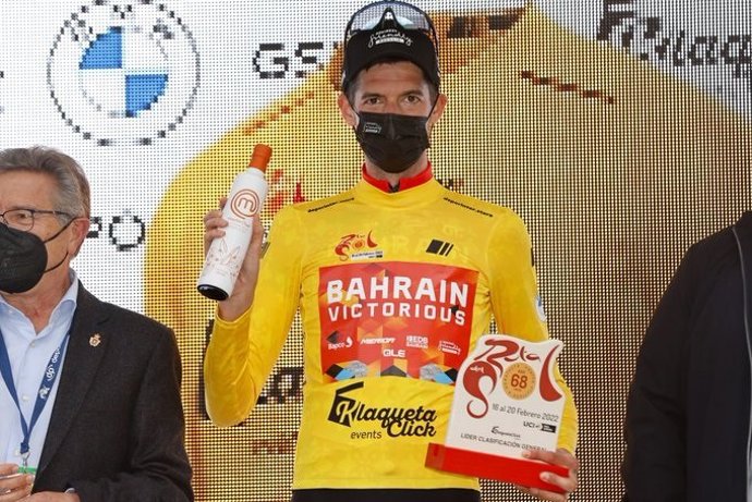 El ciclista neerlandés Wout Poels (Bahrain-Victorious)