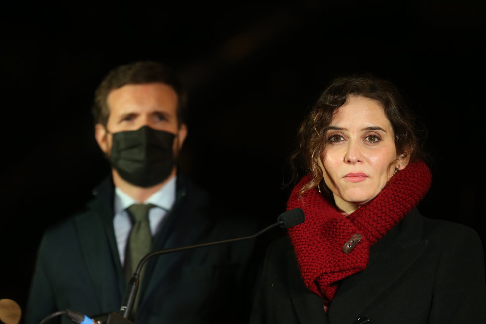 La presidenta de la Comunidad de Madrid, Isabel Díaz Ayuso