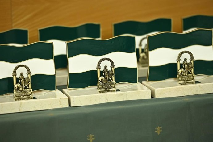 Archivo - Bandera de Andalucía (archivo)