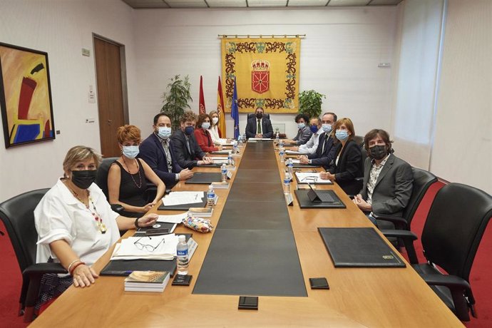 Archivo - Mesa y Junta de Portavoces del Parlamento de Navarra