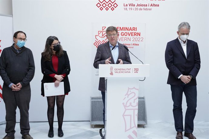 Rueda de prensa de fin del Seminari de Govern-Hivern 2022