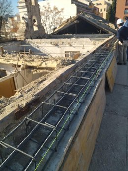 Jaén avanza en recuperar las cubiertas del pabellón de acceso al Cementerio de San Eufrasio con 100.000 euros