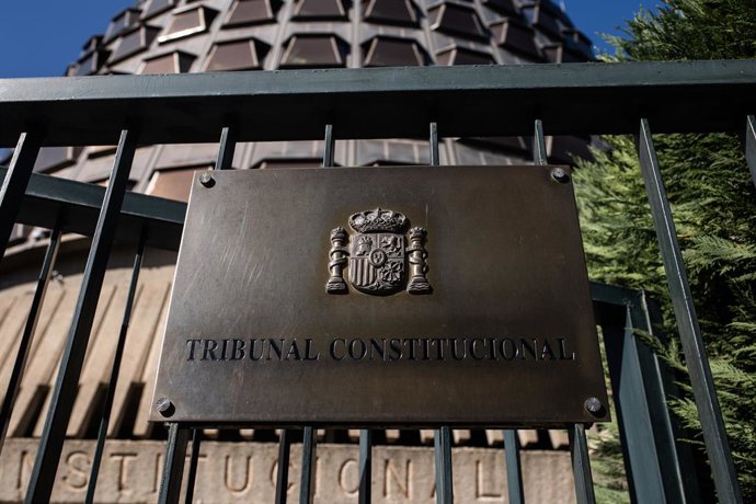 Archivo - Arxivo - Faana del Tribunal Constitucional, a 15 d'octubre de 2021