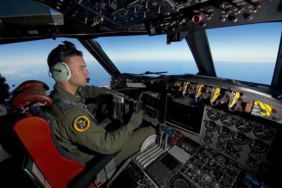Un piloto militar de la Fuerza Aérea australiana