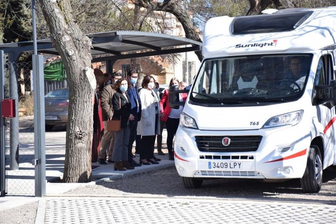 Inaugurada en Peralvillo la última de las 20 áreas de servicio para autocaravanas que ha impulsado la Diputación