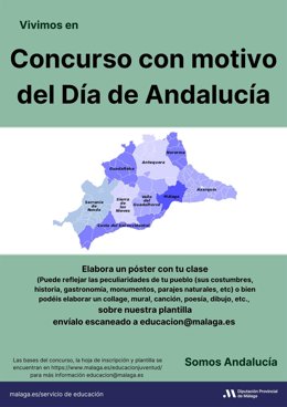 La Diputación de Málaga involucra a los escolares de la provincia en la celebración del 28F