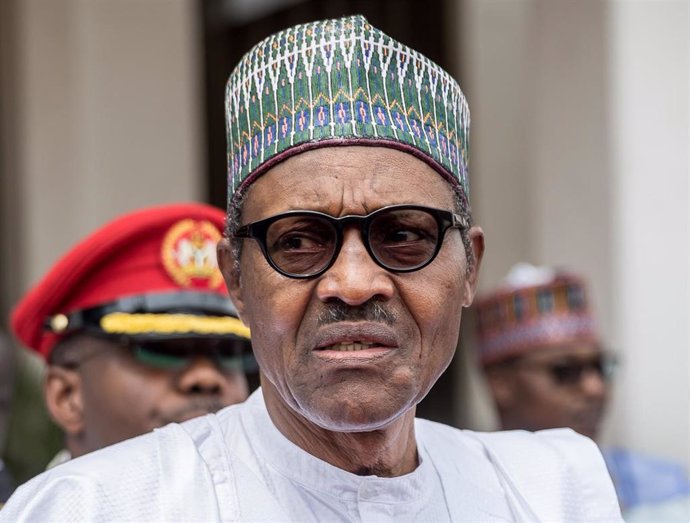 Archivo - El presidente de Nigeria, Muhammadu Buhari