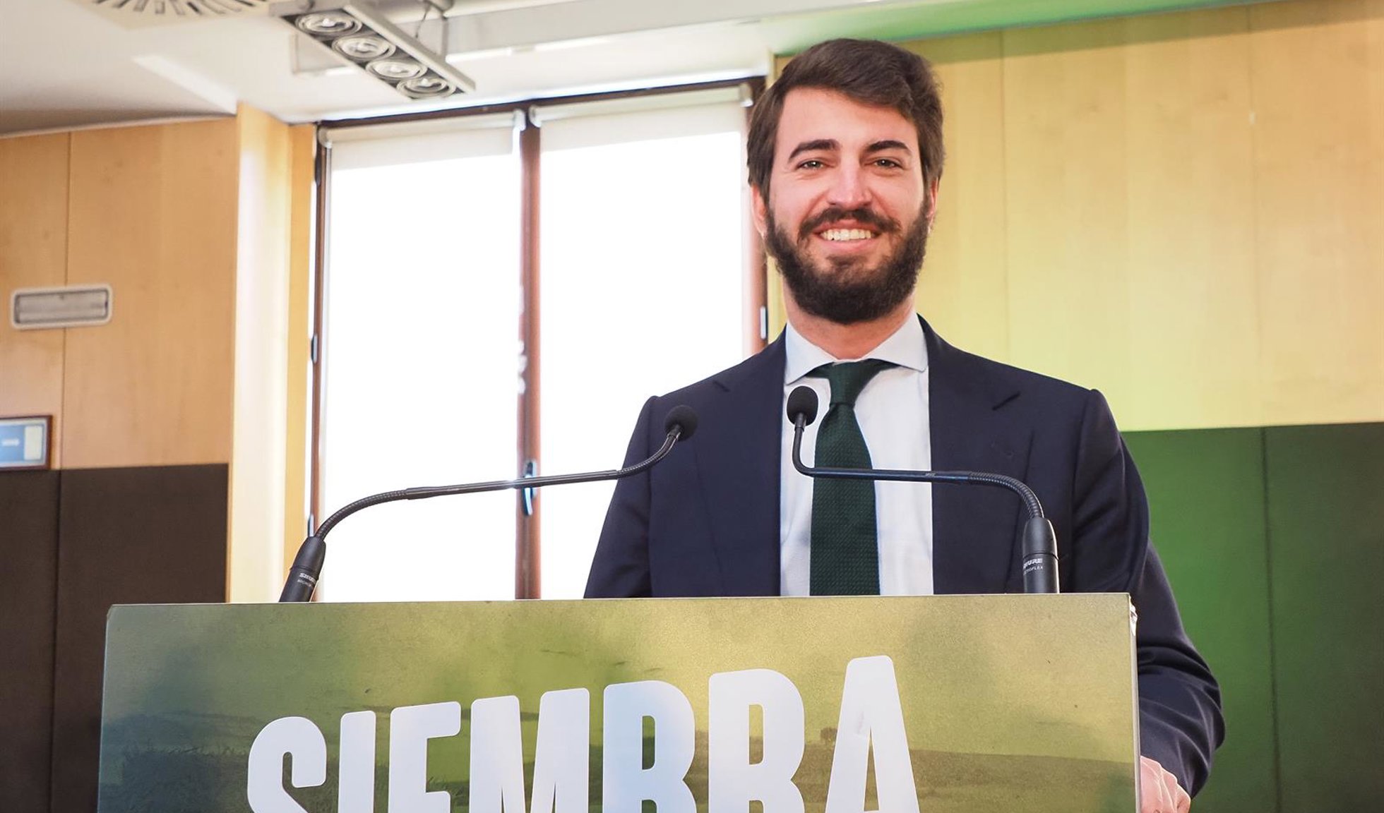 El candidato de VOX a la Presidencia de Castilla y León, Juan García-Gallardo.