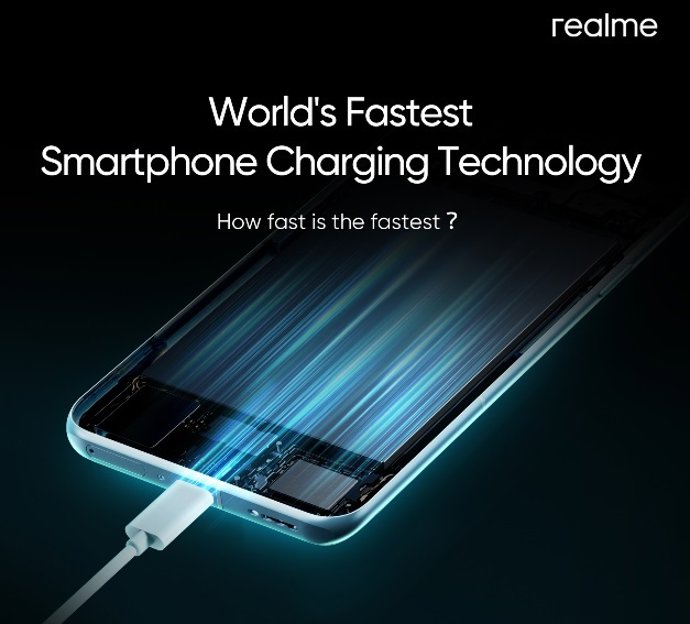 Carga rápida de 125W de realme