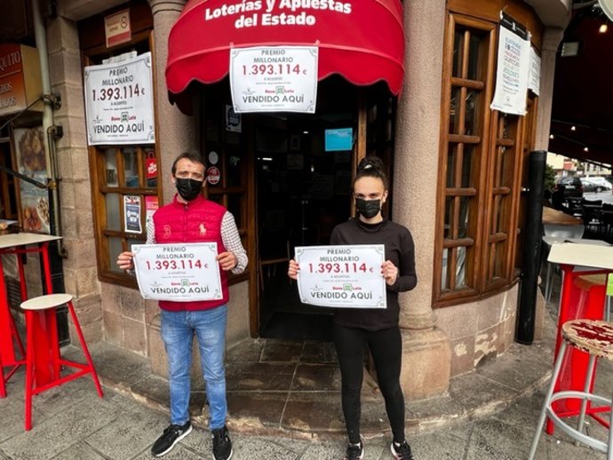 Despacho donde se ha validado la Bono Loto premiada