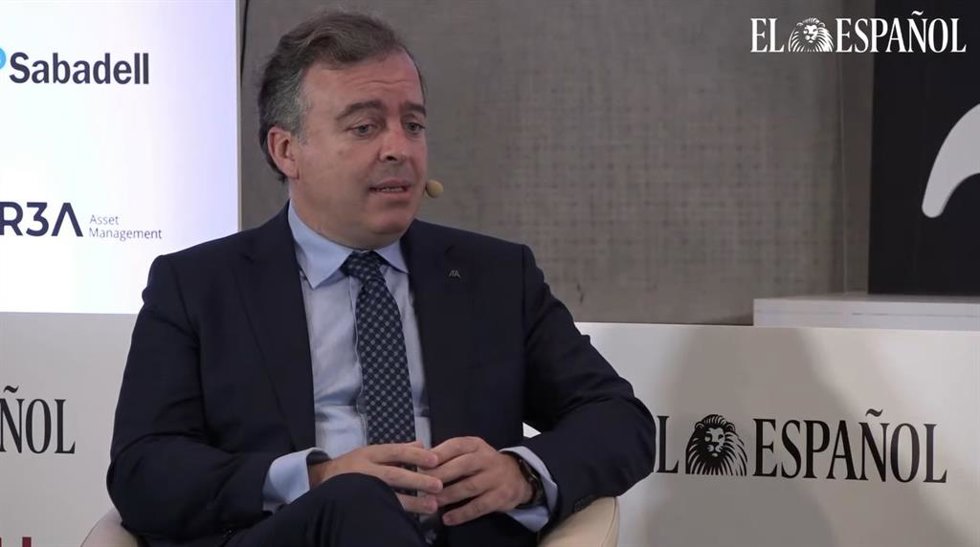 El consejero delegado de Abanca, Francisco Botas, en el II Observatorio de las Finanzas organizado por El Español e Invertia,