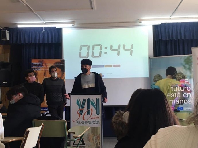 Simulación escolar del Parlamento Europeo para jóvenes de la provincia de Córdoba.