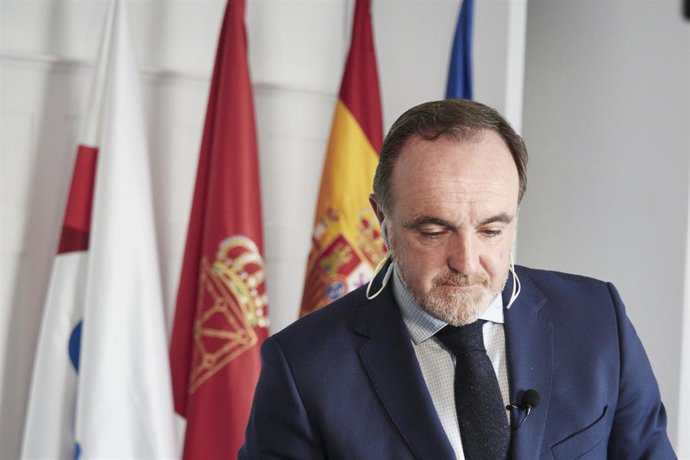 El presidente de UPN, Javier Esparza.