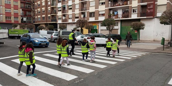Cerca de 2.500 escolares participan este curso en las sesiones de educación vial de la Policía Local de Logroño