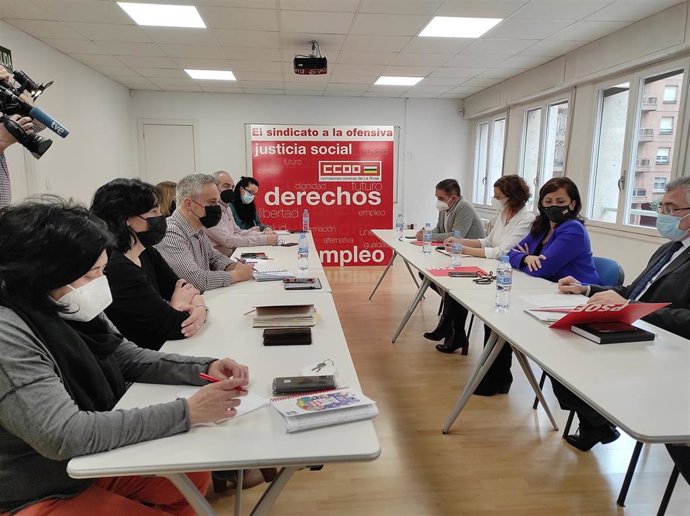 Reunión Ejecutiva PSOE y CCOO de La Rioja