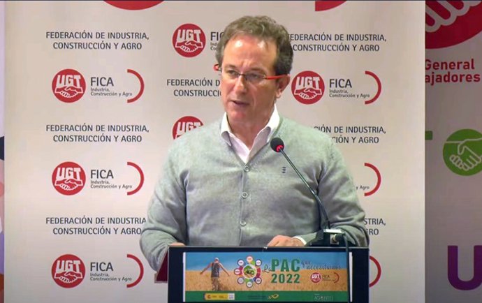 El secretario general de UGT FICA, Pedro Hojas