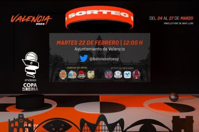 Valencia acoge este martes el sorteo de la Copa de la Reina de baloncesto.