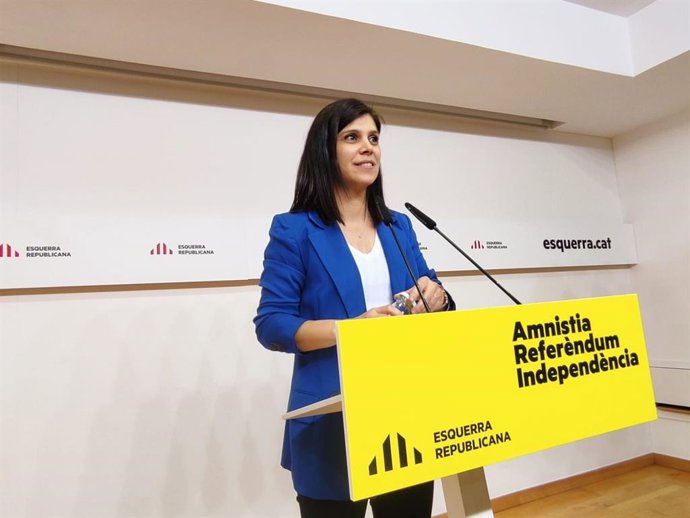 La secretaria general adjunta y portavoz de ERC, Marta Vilalta.