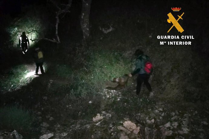 Rescate de las dos senderistas