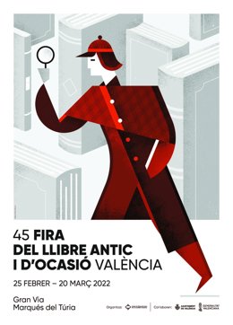 Cartel de la XLV Feria del Libro Antiguo