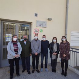 Antonio Jiménez visita el CEIP Antonio Artigas de Gérgal (Almería)