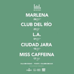Sala BBK de Bilbao acogerá entre marzo y junio cinco conciertos dentro del ciclo 'On Stage!'