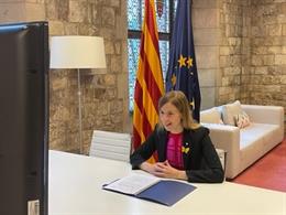 La consellera d'Acció Exterior i Govern Obert de la Generalitat, Victria Alsina