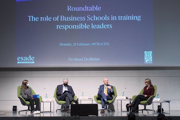 Mesa redonda tras la inauguración de la Semana de la Sostenibilidad de Esade