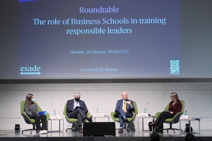 Taula rodona després de la inauguració de la Setmana de la Sostenibilitat d'Esade