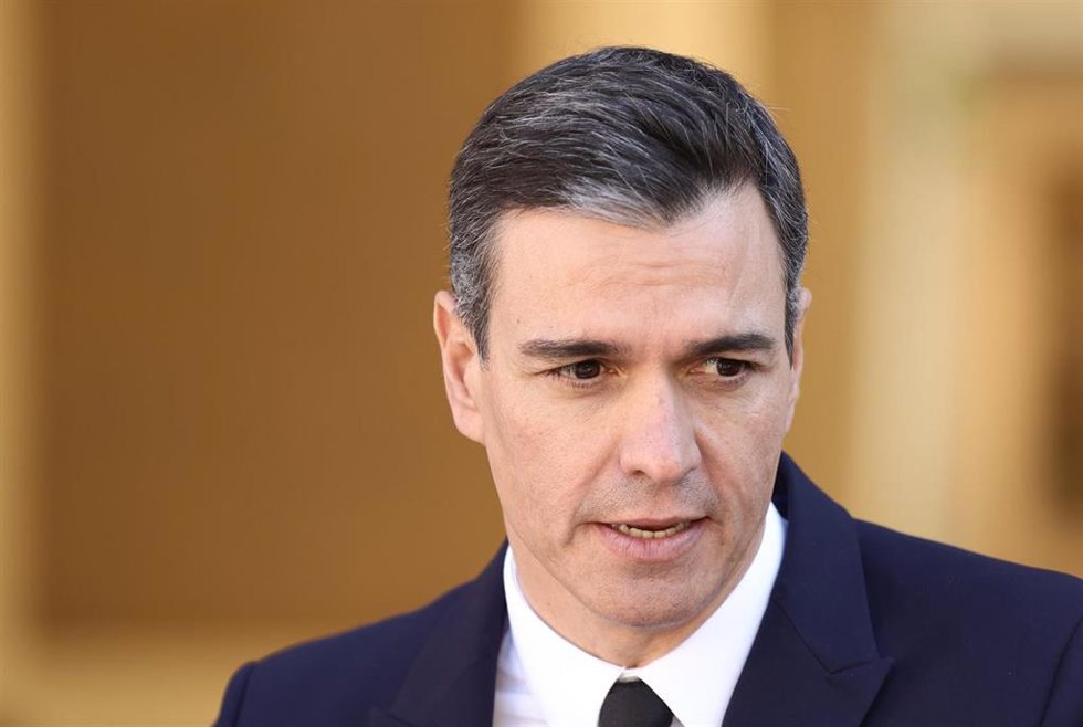 El presidente del Gobierno, Pedro Sánchez