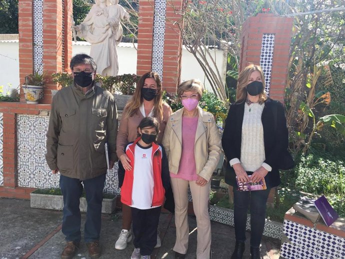 La responsable de Igualdad de la Diputación de Cádiz, Carmen Collado, durante la entrega de premios del concurso igualitario de dibujos.