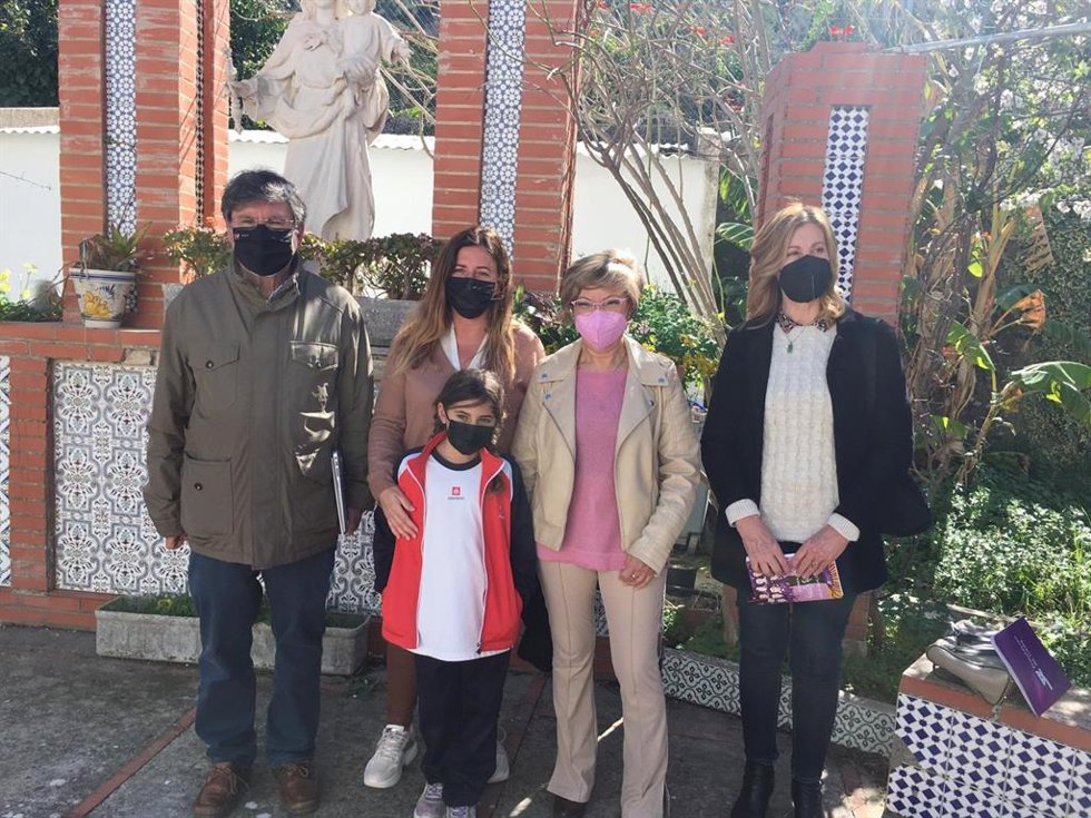 La responsable de Igualdad de la Diputación de Cádiz, Carmen Collado, durante la entrega de premios del concurso igualitario de dibujos.