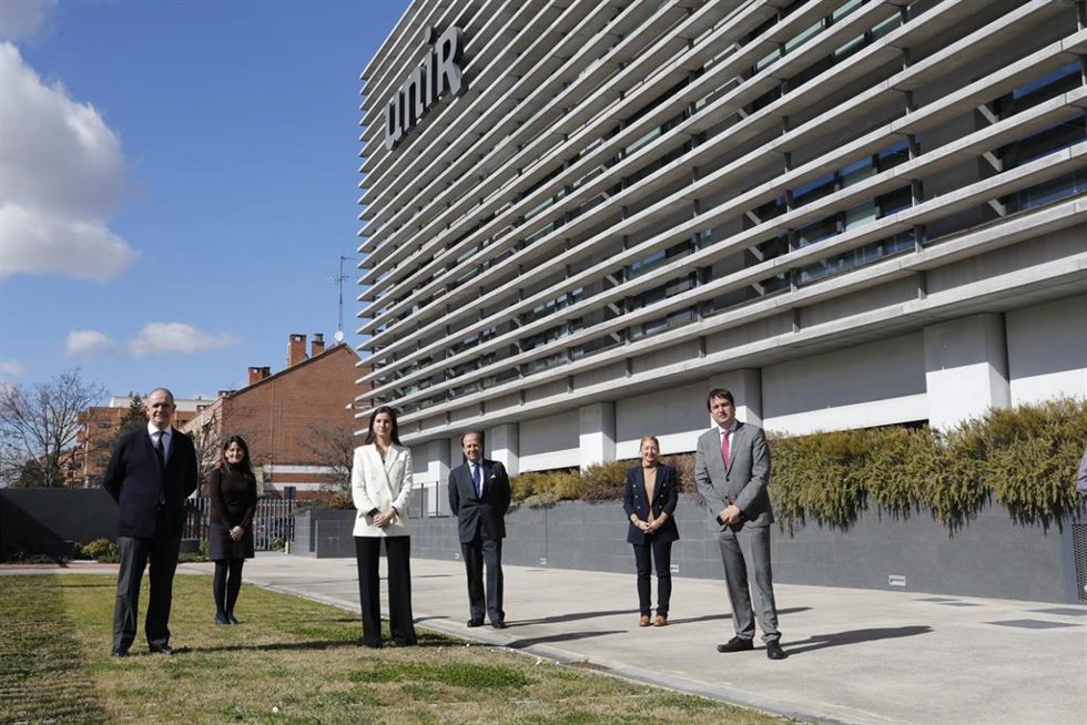 Responsables de Proeduca que han asistido al acto celebrado en Logroño