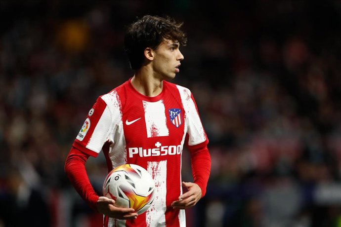 El delantero portugués Joao Felix durante un partido con el Atlético de Madrid