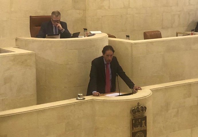 Archivo - Gochicoa en el Pleno del Parlamento