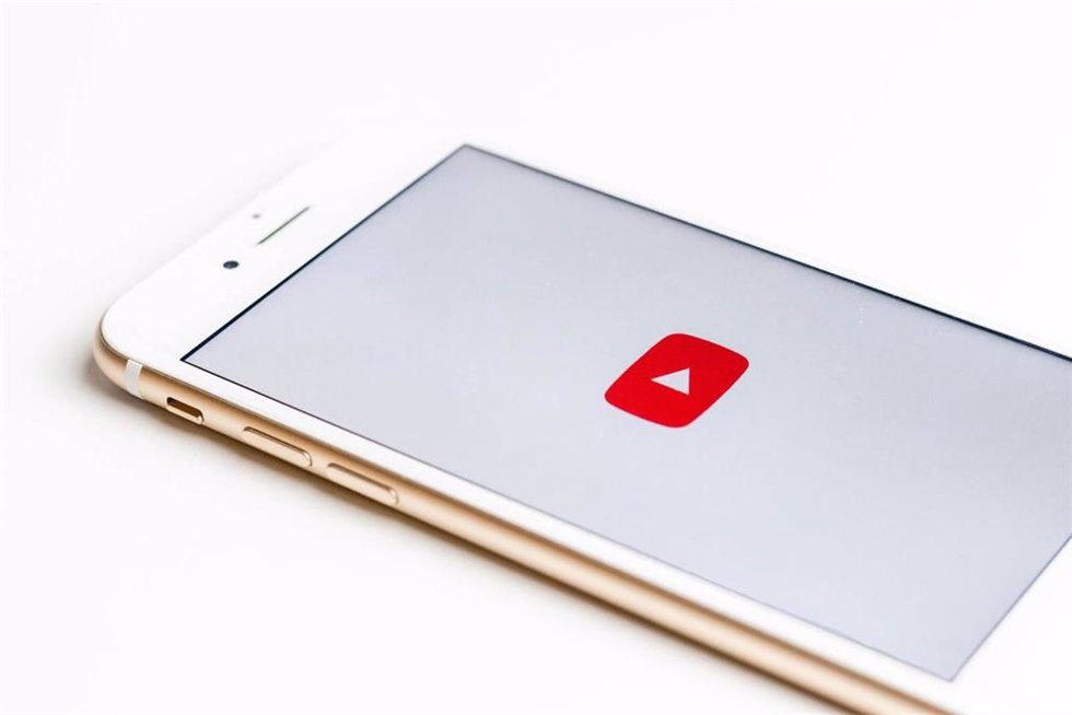 Icono de YouTube en un dispositivo