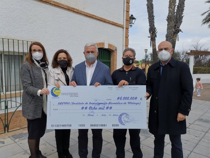 Ibima recibe una donación de la asociación European-Line de 8.000 euros para un proyecto de secuenciación en cáncer infantil