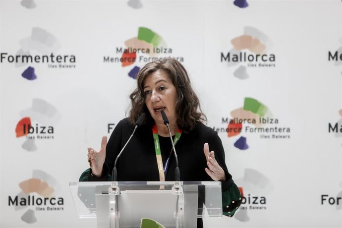 Archivo - La presidenta de Baleares, Francina Armengol.